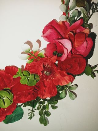 Ghirlanda floreale sui cm