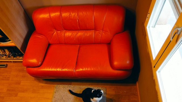 Sofá piel