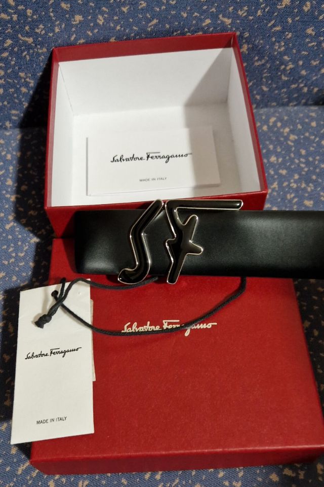 Cinturón Italiano Salvatore Ferragamo Hebilla SF