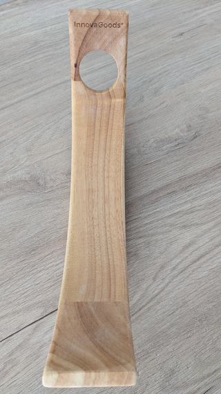 Botellero decorativo flotante madera