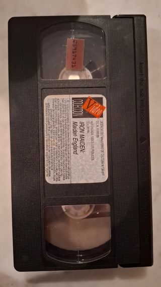 IRON MAIDEN "MAIDEN ENGLAND" VHS HEAVY METAL ROCK