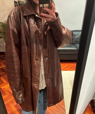 Cazadora de cuero