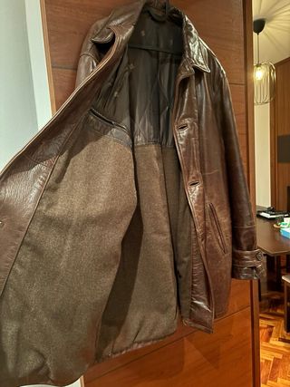 Cazadora de cuero