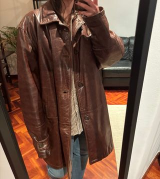 Cazadora de cuero