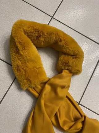 Sciarpa con ecopelliccia