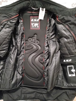Chaqueta moto hombre