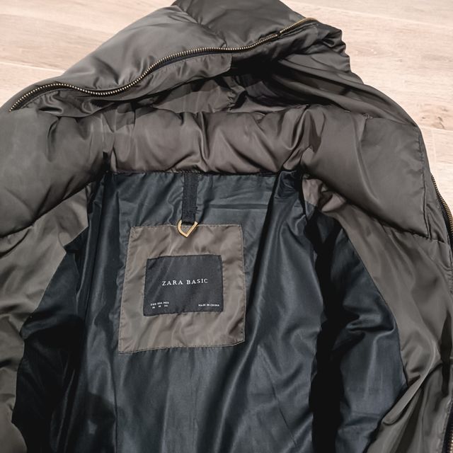 Plumífero largo Zara