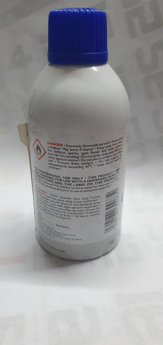 Aerosol de gas ecológico para pruebas