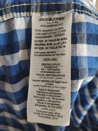 Camisa cuadros Jack&Jones - nueva