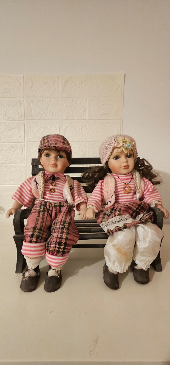 Muñecas antiguas de porcelana