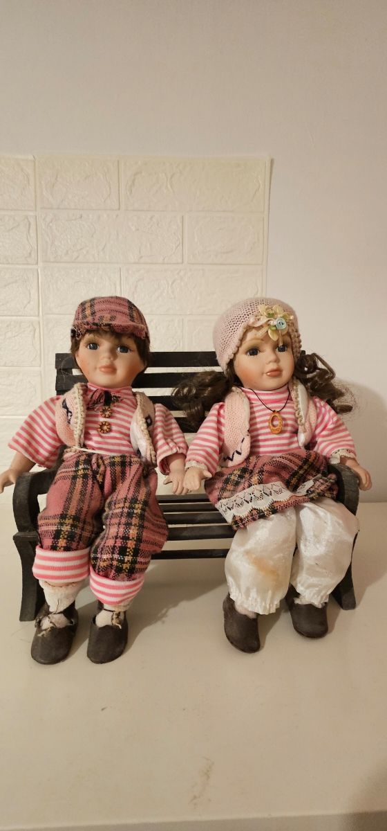 Muñecas antiguas de porcelana