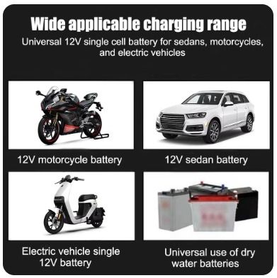 Cargador baterías de coche o moto