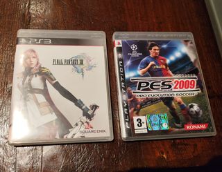 Pes 2009 e Final Fantasy XIII