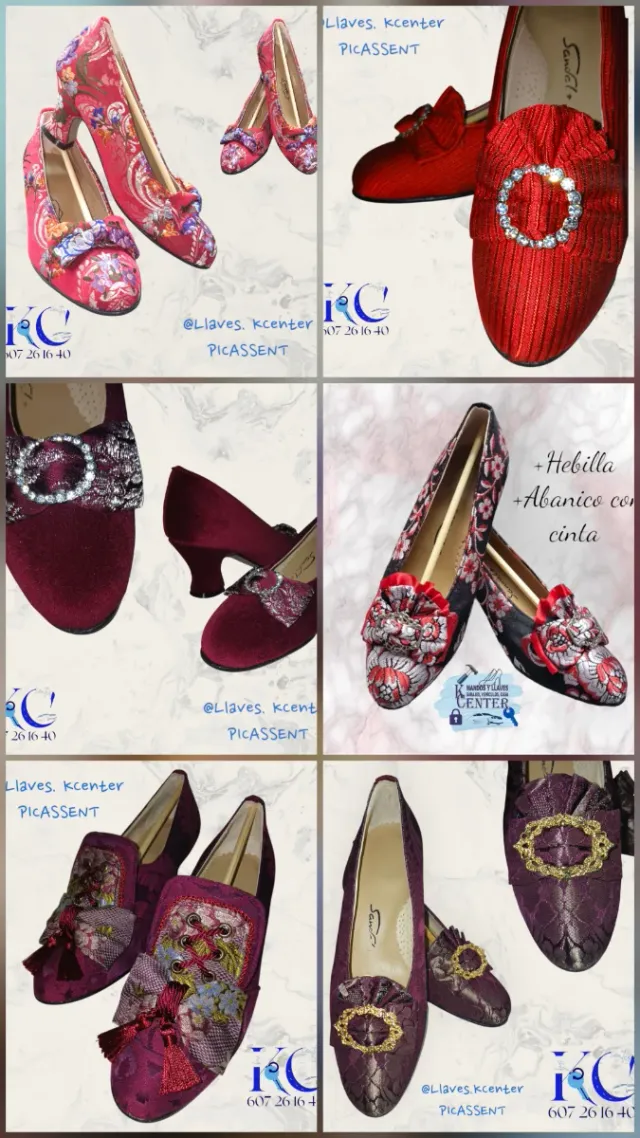 Confección Zapatos Fallera Nuevos