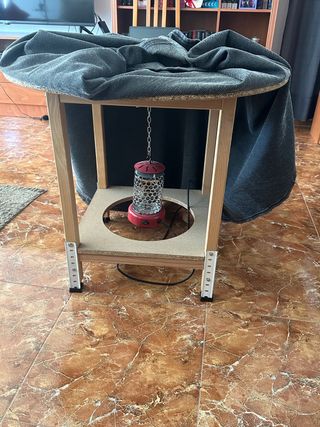Mesa camilla con brasero