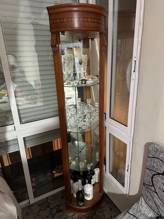 Vitrina esquinera vintage