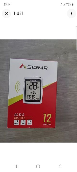 computer bici sigma 12