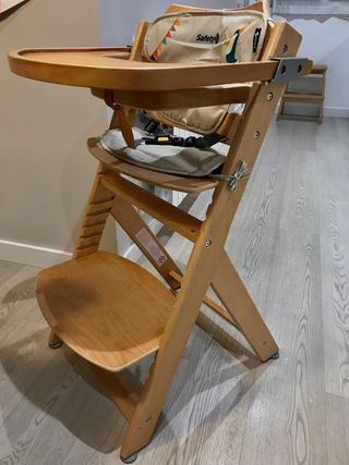 Safety 1st Timba con cojín Trona de madera