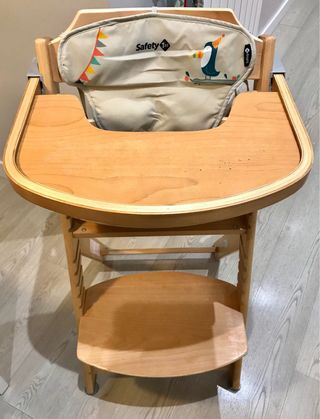 Safety 1st Timba con cojín Trona de madera