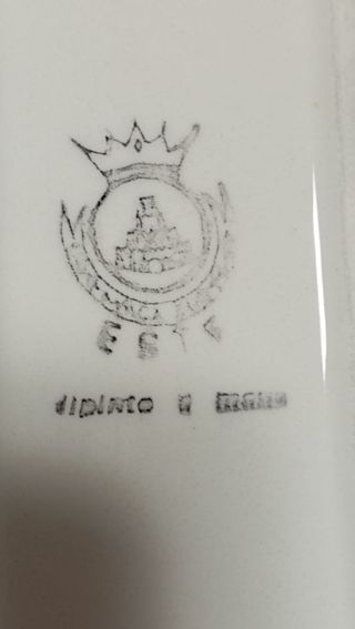 Piattino decorativo in ceramica