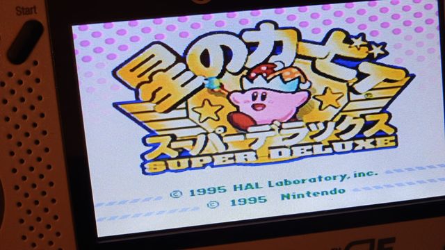 KIRBY 'S FUN PACK SUPER DELUXE SNES SUPERFAMICOM