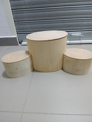 Plataformas expositoras madera