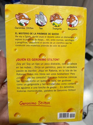 Libro de la saga Geronimo Stilton