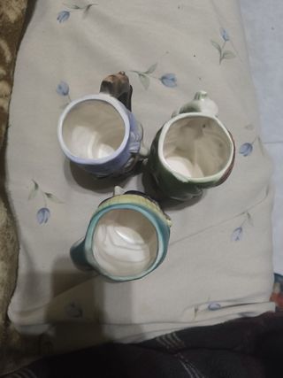 Tazas piratas antiguas,perfecto estado