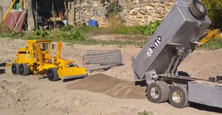 EXCAVADORA RC MOTONIVELADORA RC BRUDER