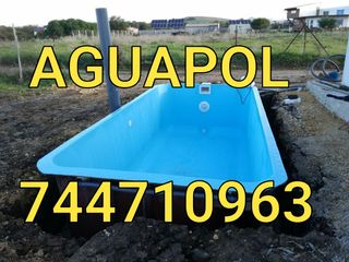 Piscina de poliéster 7.50x3.50