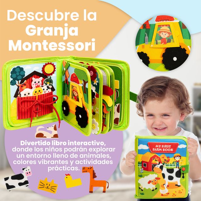 Libro NUEVO Montessori 1 Año🚜