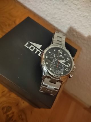 Reloj Lotus Plateado Hombre