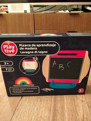 Pizarra de aprendizaje de madera