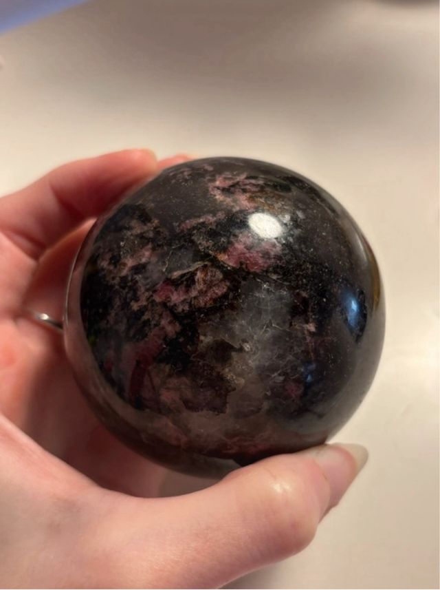 Esfera Rodonita mineral