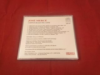 CD José Mercé - Caminos reales del Cante (1987)