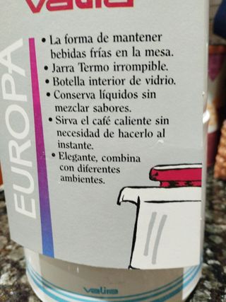 Jarra pichel isotermo valira