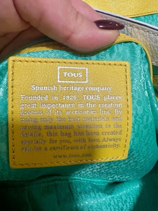 BOLSO TOUS DE PIEL