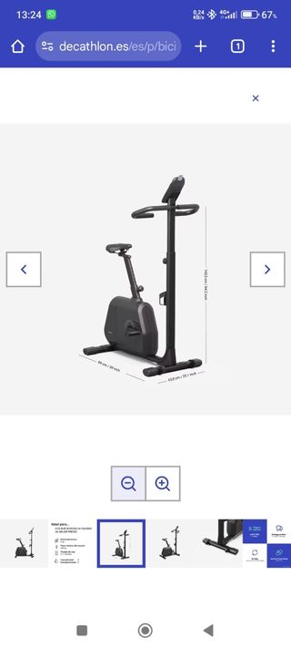 Domyos B520E bicicleta estática 