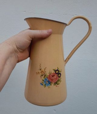 Lotto 3 oggetti smaltati vintage