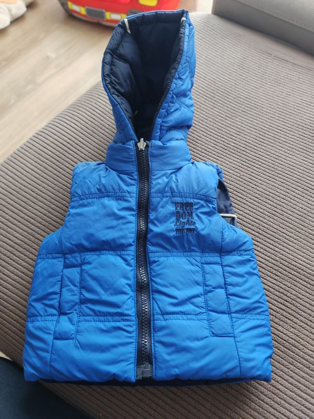 Chaleco bebé reversible 1-2años