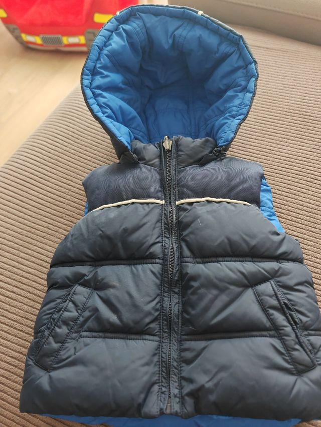 Chaleco bebé reversible 1-2años