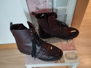 Botines burdeos 