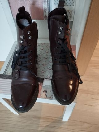Botines burdeos 
