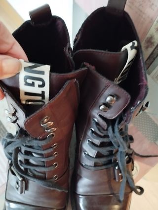 Botines burdeos 