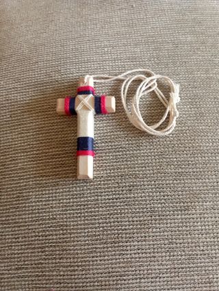 Cruz madera primera comunión