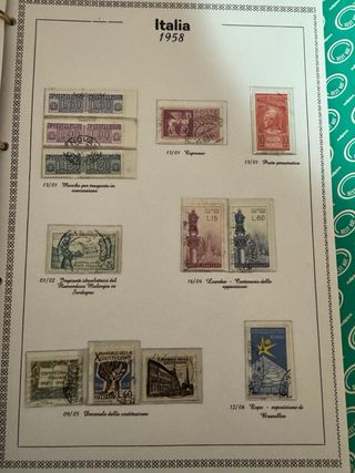 Francobolli Italia 50/59