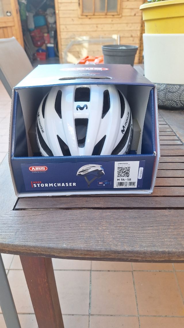 Casco bicicleta,puesto 2 veces