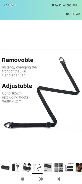 Bolsa para Manillar de Bicicleta