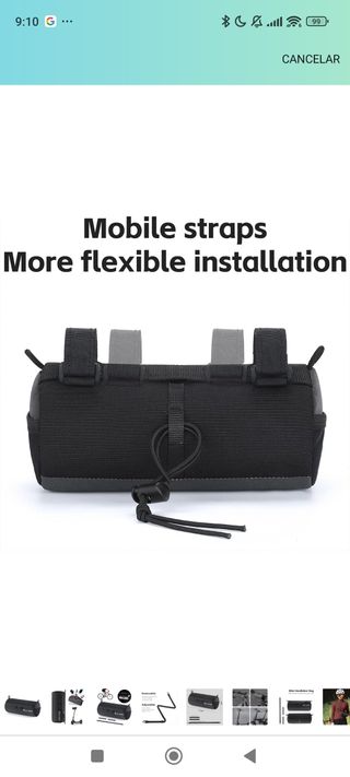 Bolsa para Manillar de Bicicleta