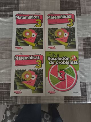 9788469841877 Libro Matemáticas 3 primaria Anaya